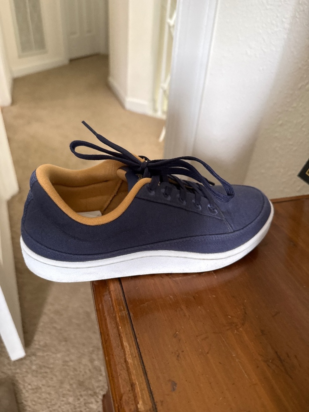 Allbirds Women's Canvas Pacers - Hazy Indigo (Blizzard Sole) W8